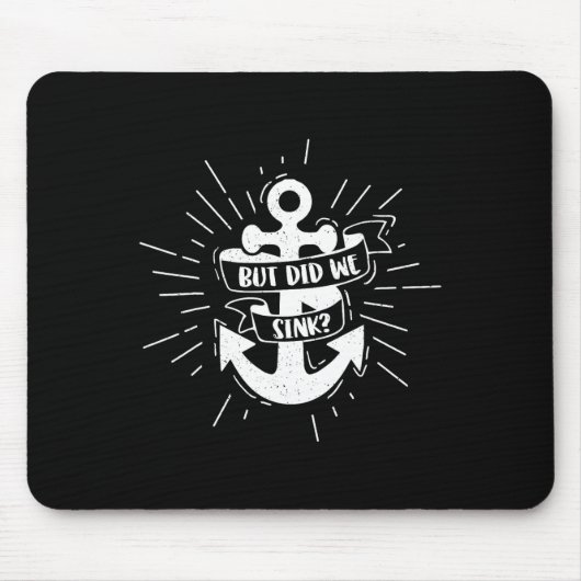 Booten, aber sind wir mit dem Flachboot Pontoon Ca Mousepad (Vorne)