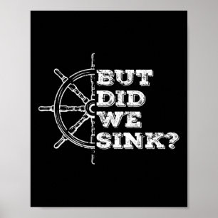 Booten, aber sind wir mit dem Flachboot Pontoon Ca Poster