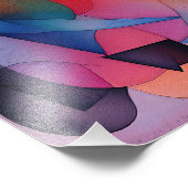 "Booten auf Wasser" Zeitgenössische Abstrakte Kuns Fotodruck (Ecke)