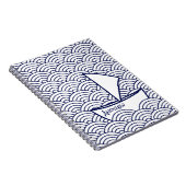 Booten auf Waves Foto Notebook Notizblock (Rechte Seite)