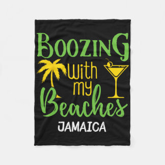 Booten mit meinen Stränden Bachelorette Girls Trip Fleecedecke