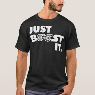 Booten Sie es Turbo und Turbolader Motor und T-Shirt