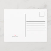 Booten Sie Essen & Bad Dance Moves Funny Date Foto Ankündigungspostkarte (Rückseite)