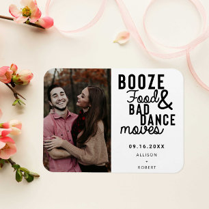 Booten Sie Essen & Bad Dance Moves Funny Date Foto Magnet