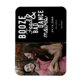Booten Sie Essen & Bad Dance Moves Funny Date Foto Magnet (Vertikal)