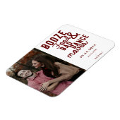 Booten Sie Essen & Bad Dance Moves Funny Date Foto Magnet (Linke Seite)