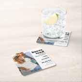 Booten Sie Essen schlechter Tanz bewegt Foto Save Rechteckiger Pappuntersetzer (Vor Ort)