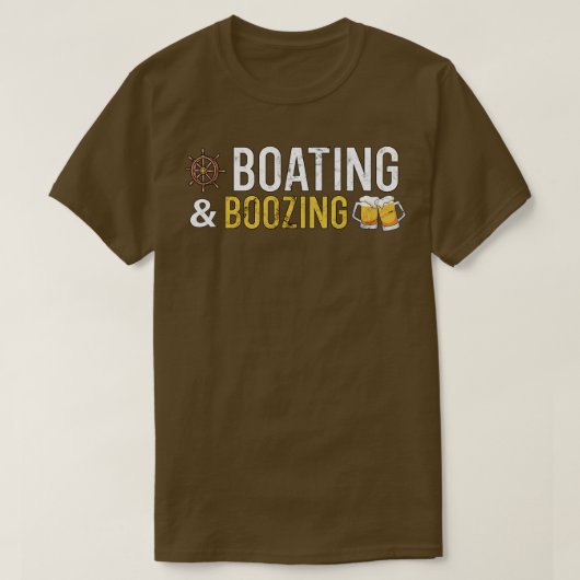 Booten und Booten T-Shirt (Design vorne)