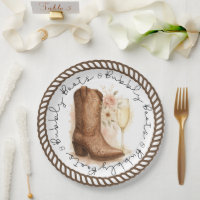 Booten und Bubbly Country Western Boot-Brautparty