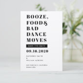 Booten von "Food Bad Dance" bewegt Chic Save the D Date (Stehend Vorderseite)