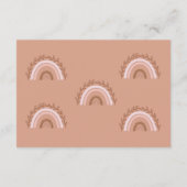 Booten von Regenbogenbüchern für Kinderkarte Begleitkarte (Rückseite)