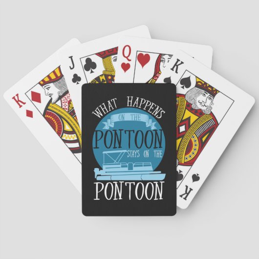 BOOTEN - Was passiert auf dem Pontoon? Spielkarten (Rückseite)
