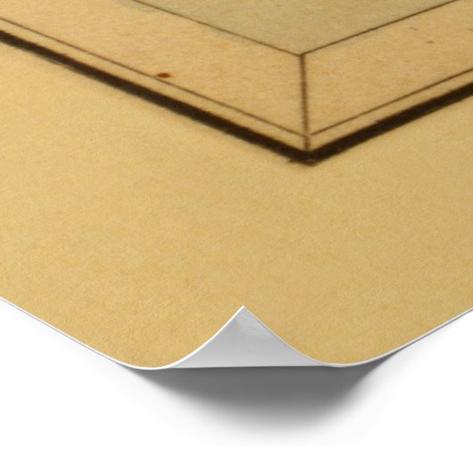 Boötes - Vintage Sternenkartenbilder Poster (Ecke)