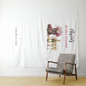 Bootet Blasen Brautparty Backdrop Foto Stand Wandteppich (Beispiel (Horizontal))