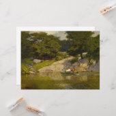 Bootfahren am See im Central Park Karte (Vorderseite/Rückseite Beispiel)