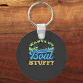 Bootfahren - Bootshaken Schlüsselanhänger (Vorderseite)