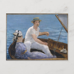 Bootfahren - Edouard Manet Postkarte