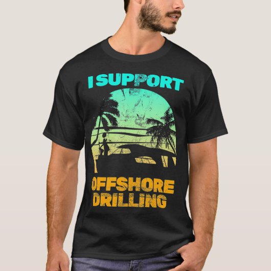 Bootfahren I Unterstützung Offshore-Bohren (3) T-Shirt (Vorderseite)