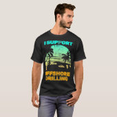 Bootfahren I Unterstützung Offshore-Bohren (3) T-Shirt (Vorne ganz)