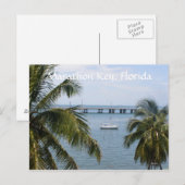 Bootfahren im Paradies Postkarte (Vorne/Hinten)