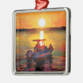 Bootfahren in den Gerahmten Weihnachtsschmuck des  (Links)