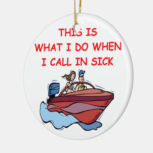 Bootfahren Keramikornament (Links)