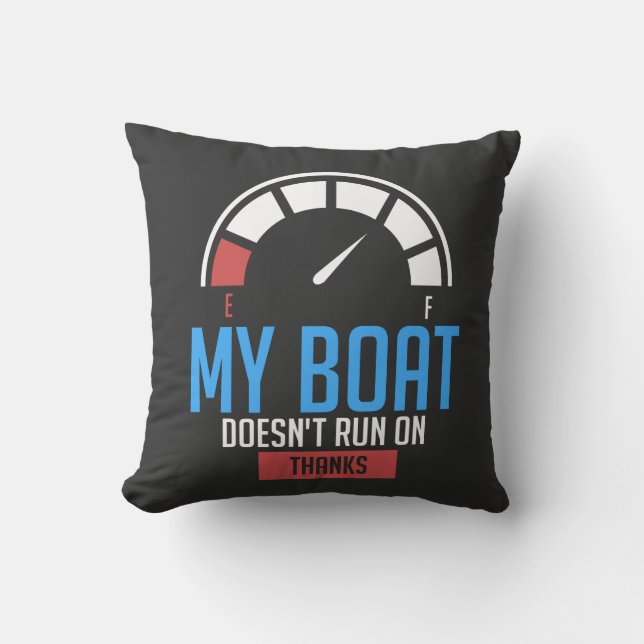 Bootfahren - Mein Boot Kissen (Vorderseite)