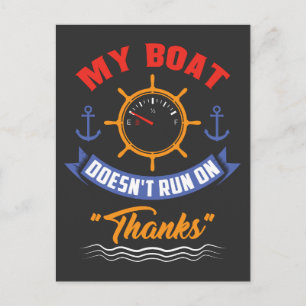 Bootfahren - Mein Boot läuft nicht dank Postkarte