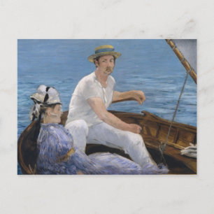 Bootfahren Postkarte