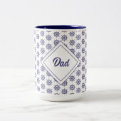 Bootfahren Zweifarbige Tasse (Mittel)