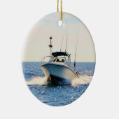 Bootfahrt auf dem See Keramik Ornament (Rechts)