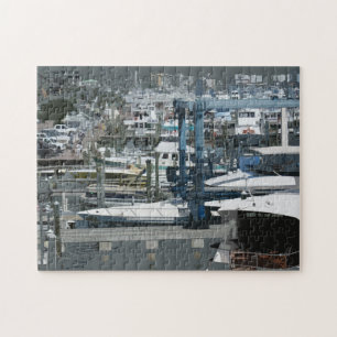 Bootfahrt-Dock-Puzzlespiel Puzzle