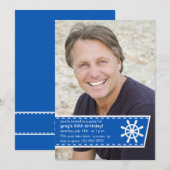 Bootfahrt-Leben-Foto-Einladung Einladung (Vorne/Hinten)