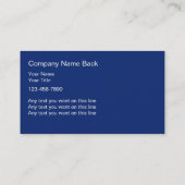 Bootfahrt-MarineVisitenkarten Visitenkarte (Rückseite)