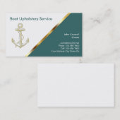 Bootfahrt-Polsterungs-Visitenkarten Visitenkarte (Vorne/Hinten)