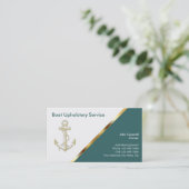 Bootfahrt-Polsterungs-Visitenkarten Visitenkarte (Stehend Vorderseite)