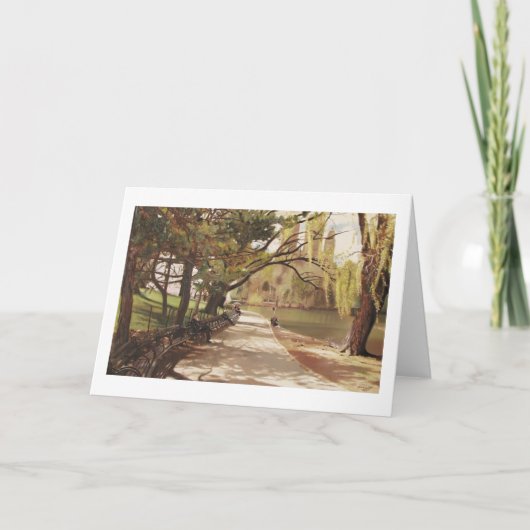 BOOTFAHRT-SEE-CENTRAL PARK KARTE (Vorderseite)