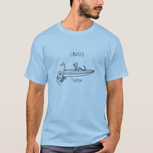 Bootfahrt TanMan T-Shirt (Vorderseite)