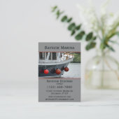 Bootfahrt-Visitenkarte Visitenkarte (Stehend Vorderseite)