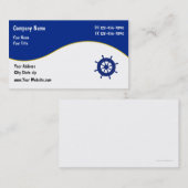 Bootfahrt-Visitenkarten Visitenkarte (Vorne/Hinten)