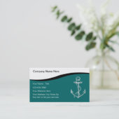 Bootfahrt-Visitenkarten Visitenkarte (Stehend Vorderseite)