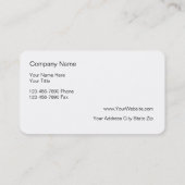 Bootfahrt-Visitenkarten Visitenkarte (Rückseite)