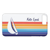 Bootfarbe Quadrat_Horizontale Zeichen_personalisie Case-Mate iPhone Hülle (Rückseite (Horizontal))