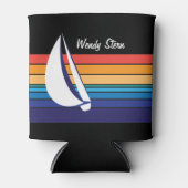 Bootfarbe Quadrat_Horizontale Zeichen_personalisie Dosenkühler (Vorderseite)