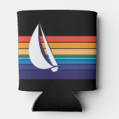 Bootfarbe Quadrat_Horizontale Zeichen_personalisie Dosenkühler (Rückseite)