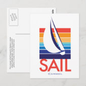 Bootfarbe Square_Carmel Postkarte (Vorne/Hinten)