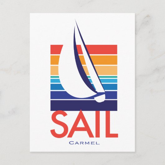 Bootfarbe Square_Carmel Postkarte (Vorderseite)