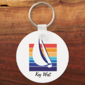 Bootfarbe Square_Key West Schlüsselanhänger (Vorderseite)