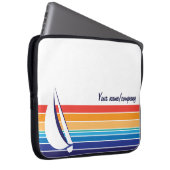 Bootfarbe Square_Sail_horizon hues_personalisiert Laptopschutzhülle (Vorne Rechts)