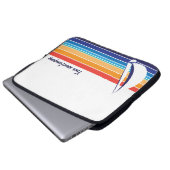 Bootfarbe Square_Sail_horizon hues_personalisiert Laptopschutzhülle (Vorne Knopf)